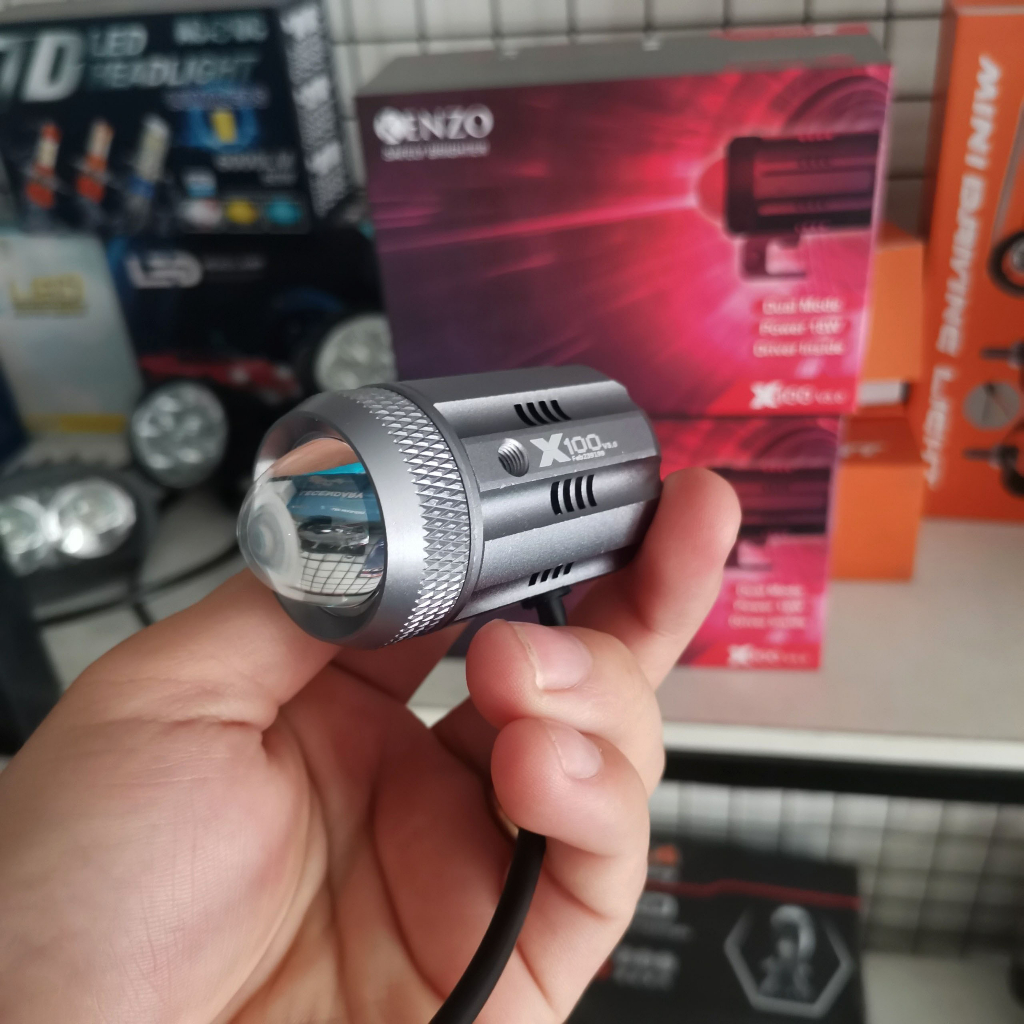 Đèn bi led mini Kenzo X100 V3.0 18W kích thước nhỏ gọn, chống nước tiêu chuẩn IP68