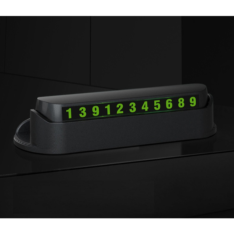 Bảng ghi số điện thoại trên ô tô, 3 in 1 kèm giá đỡ điện thoại và sáp thơm mini