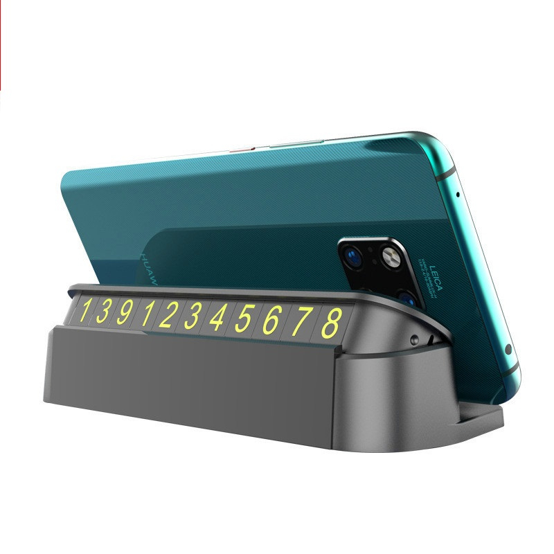 Bảng ghi số điện thoại trên ô tô, 3 in 1 kèm giá đỡ điện thoại và sáp thơm mini