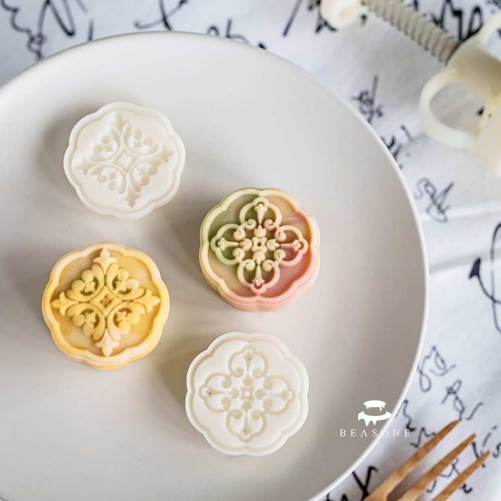 ❤️Mẫu 2023❤️ Khuôn trung thu 2 mặt Hoa cửa sổ / KTT139