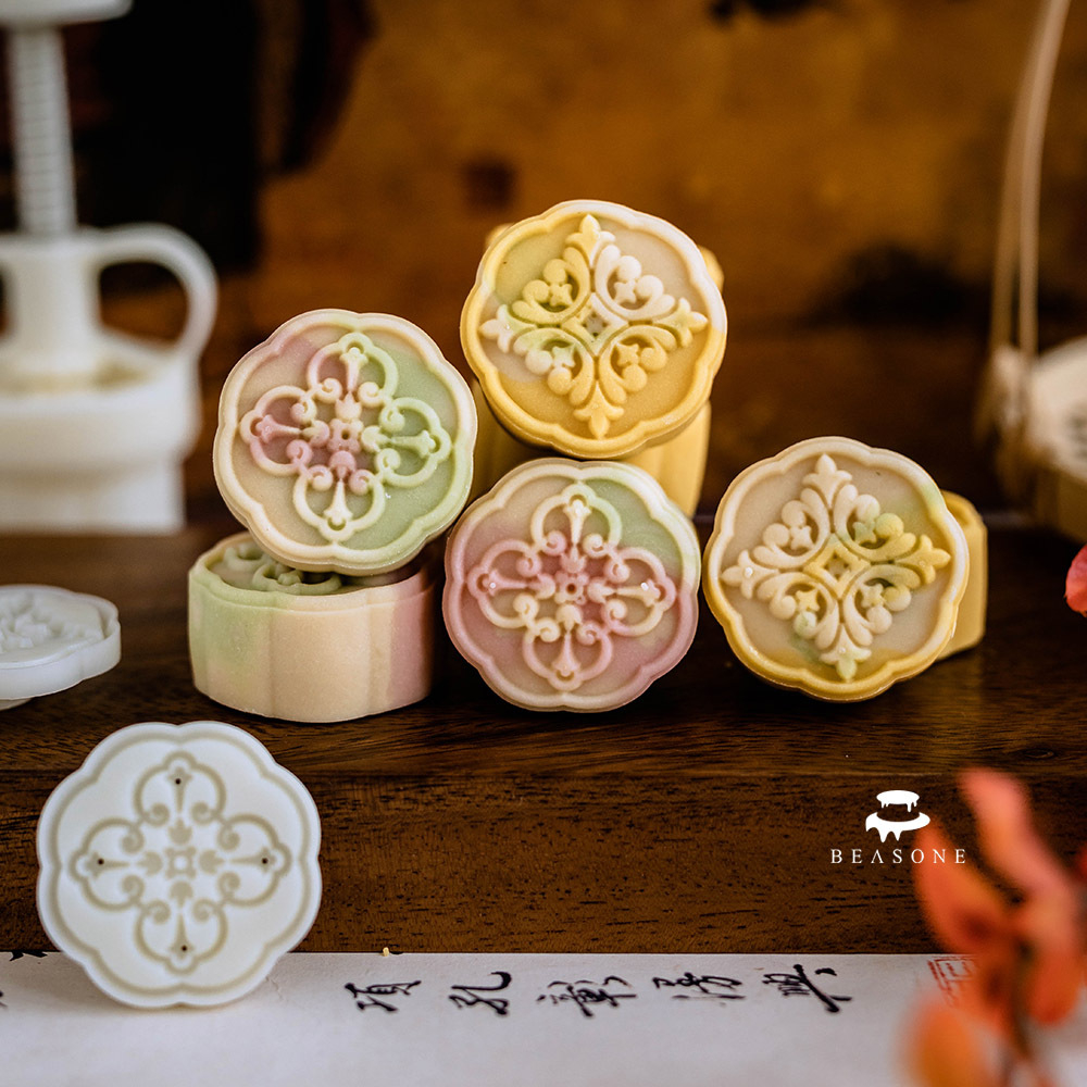 ❤️Mẫu 2023❤️ Khuôn trung thu 2 mặt Hoa cửa sổ / KTT139