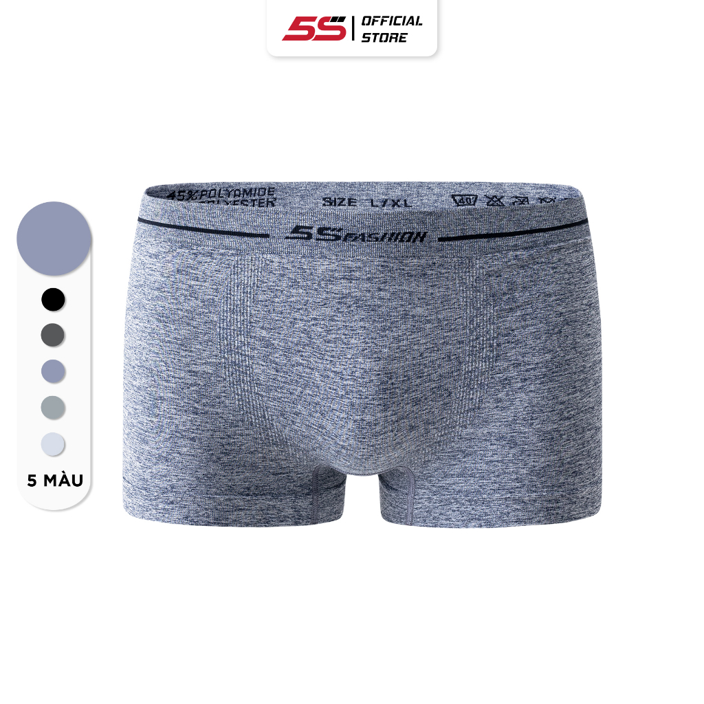 Quần Sịp Dệt Nam 5S FASHION Màu Tím Than, Chất Mềm Mịn, Co Giãn, Thấm Hút, Thiết Kế Basic, Màu Sắc Đa Dạng (BOX23005)