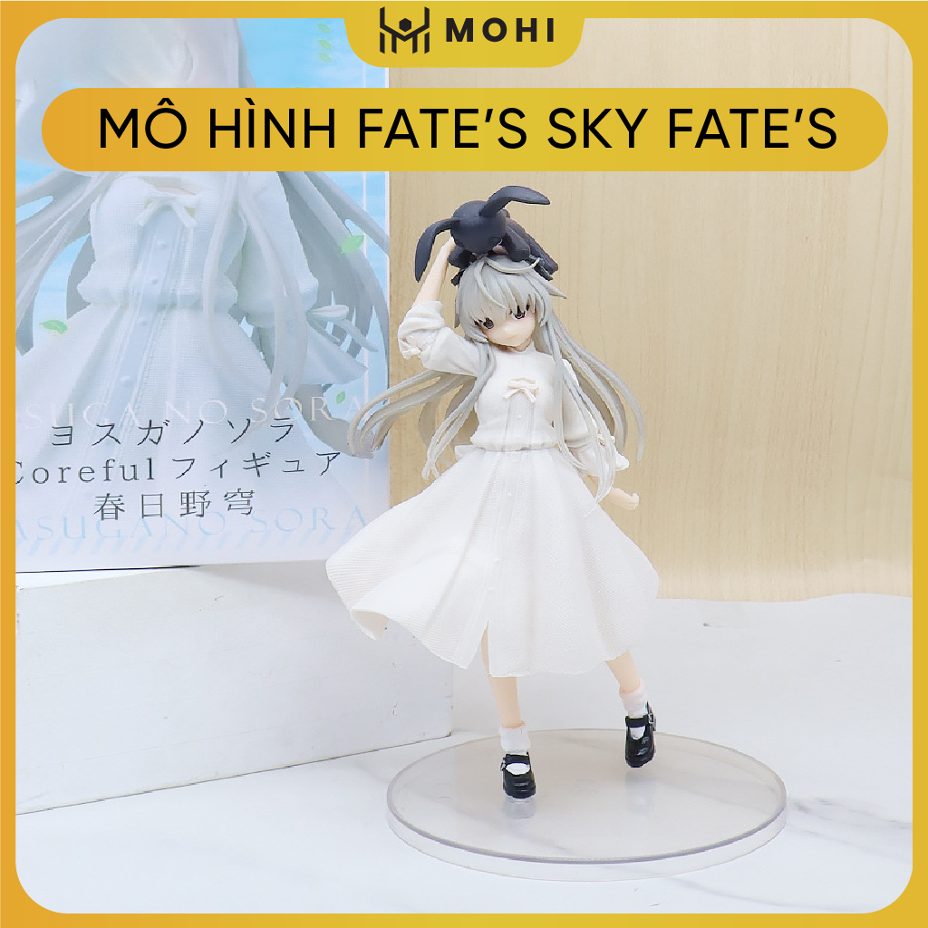 Mô hình Fate 's Sky Fate' S - Cô gái đầu thỏ váy trắng