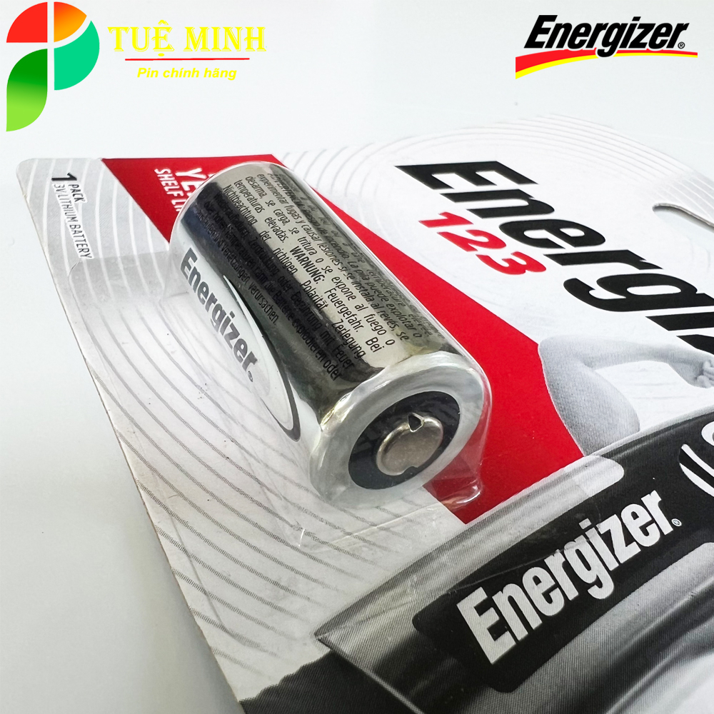 Pin Energizer CR2 / CR123A  Lithium 3V. Pin máy ảnh, pin máy đo khoảng cách CR2 / CR123