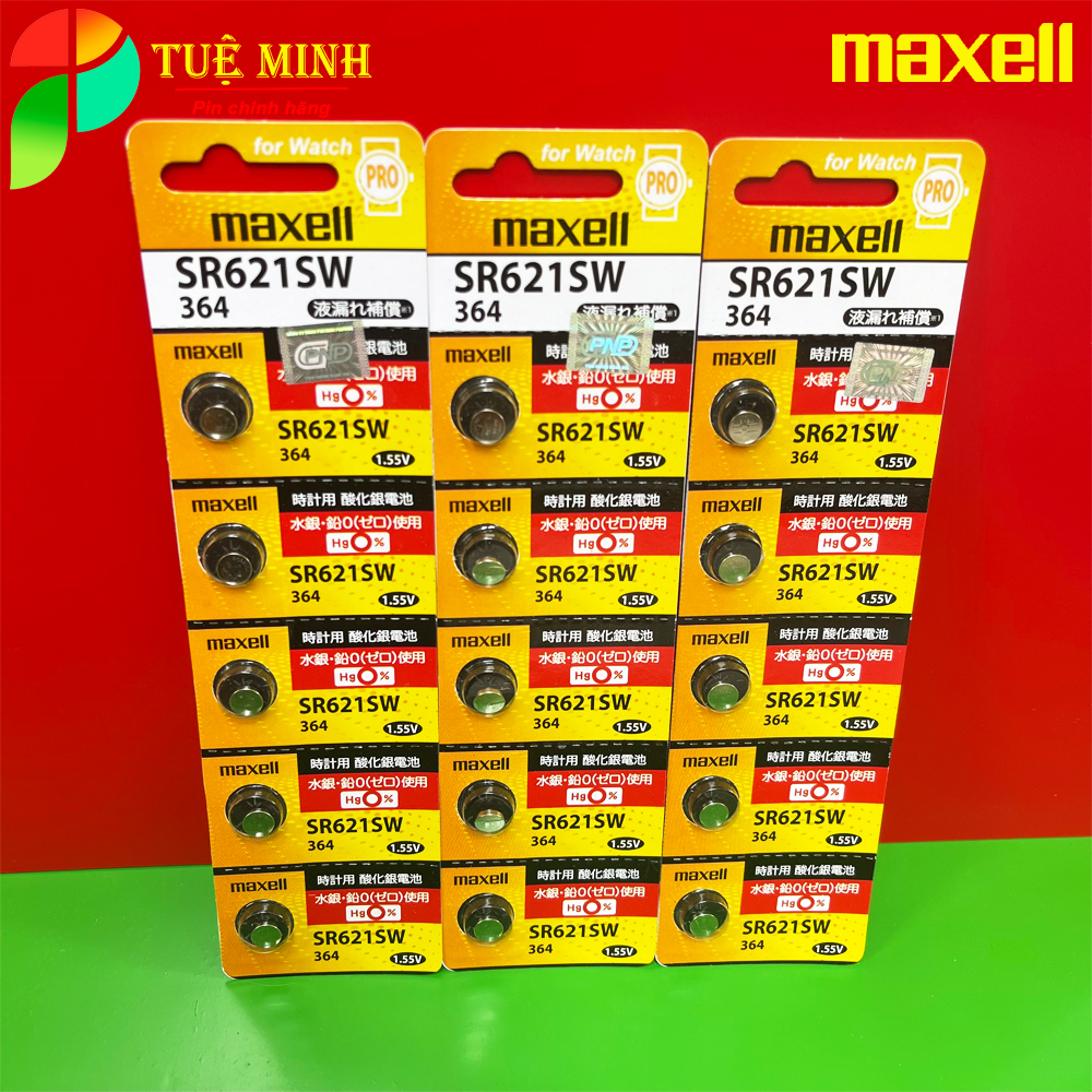 Pin đồng hồ Maxell SR626SW /SR621SW /SR416SW /SR521SW /SR516SW/SR616SW/SR716SW/SR721SW /SR726SW /SR920SW / 927 /936