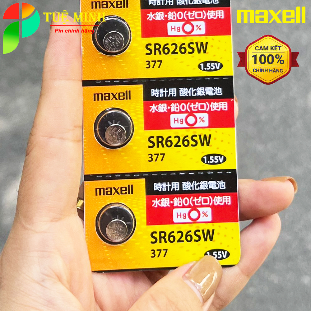 Pin đồng hồ Maxell SR626SW /SR621SW /SR416SW /SR521SW /SR516SW/SR616SW/SR716SW/SR721SW /SR726SW /SR920SW / 927 /936