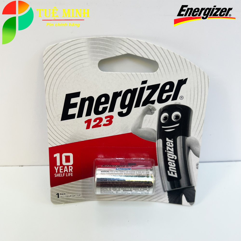 Pin Energizer CR2 / CR123A  Lithium 3V. Pin máy ảnh, pin máy đo khoảng cách CR2 / CR123