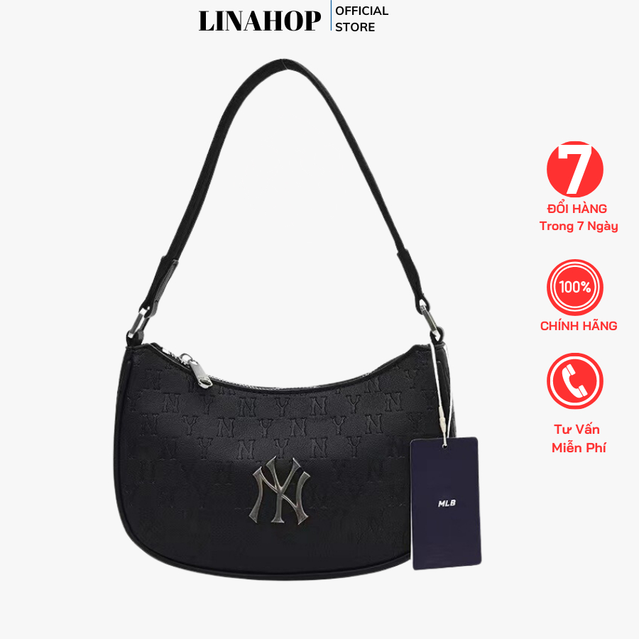 Túi cầm tay MLBB vân dập bản kẹp nách mới nhất 2023 size 24 xxuất sịn hàng quảng châu loại 1 Túi xách Linahop
