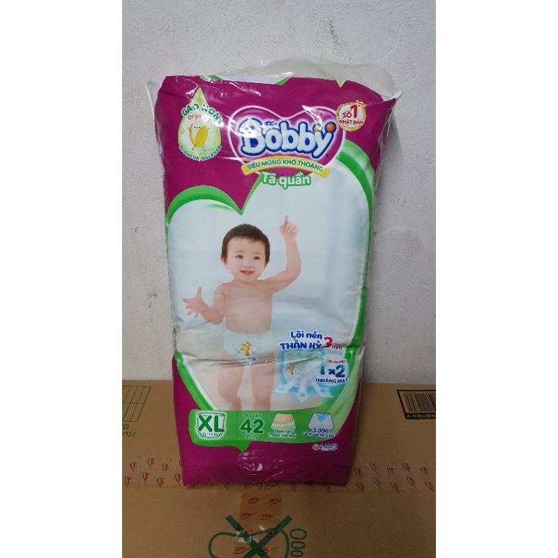 Bỉm Quần bobby XL46 miếng COMBO 1 gói