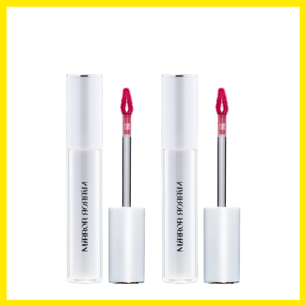 Combo 02 Son tint bóng không dính bền màu Lemonade Mirror Mirror Water Tint 4gx2