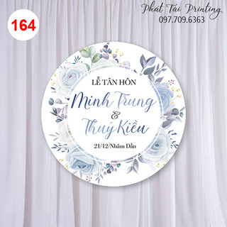 MS 164 - Bảng Gia Tiên, Backdrop trang trí đám cưới
