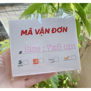 50 Tem nhãn dán decal giao hàng có lớp cán màng chống nước