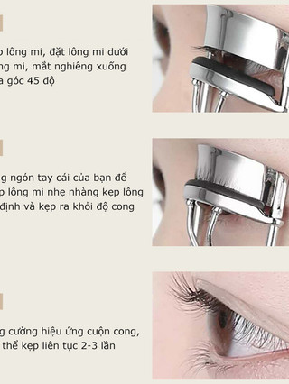 Bấm mi cong kim loại