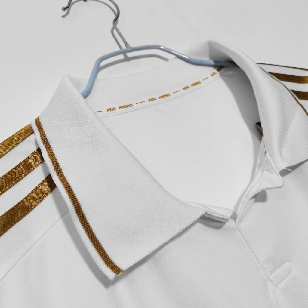 Áo bóng đá retro real madrid 2011 vải Cotton Polyester thời trang blockcore
