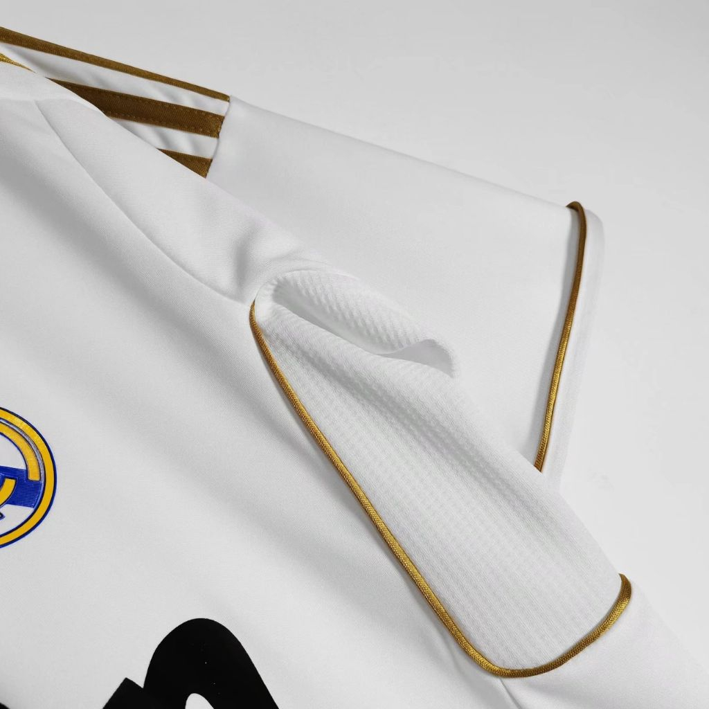 Áo bóng đá retro real madrid 2011 vải Cotton Polyester thời trang blockcore