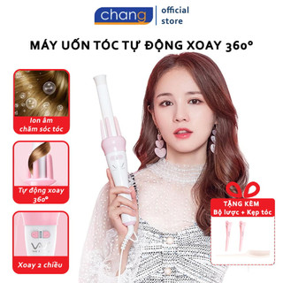 Máy Uốn Tóc Xoăn Cầm Tay Xoay 360 Tự Động