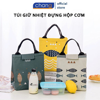 Túi Giữ Nhiệt Họa Tiết Hình Cá Đựng Cơm, Thức Ăn Cao Cấp