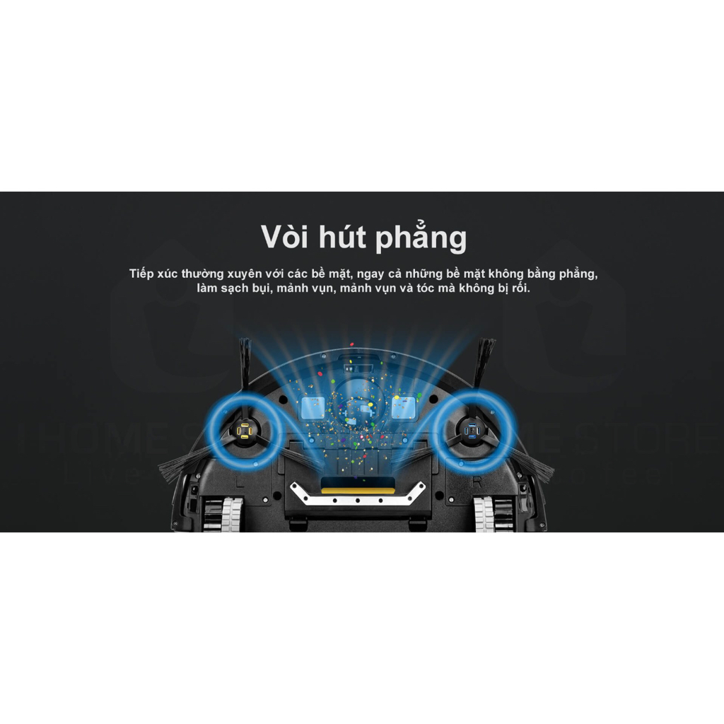 Robot Hút Bụi Lau Nhà ILife V80 Max Bản Quốc Tế Hàng Chính Hãng bảo hành 12 tháng