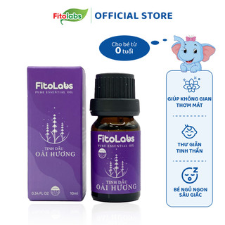 Tinh Dầu Oải Hương FITOLABS Giúp Thư Giãn Và Ngủ Ngon Sâu Giấc, An Toàn Cho Trẻ Lọ 5ml & 10ml
