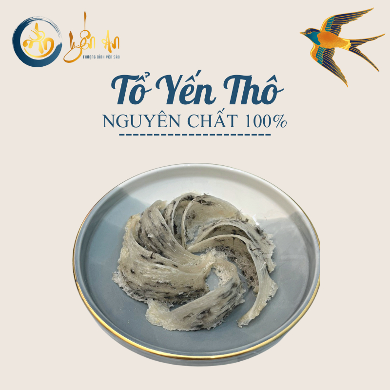 Tổ Yến Thô Thiên Nhiên Nguyên Chất Loại Ít Lông 50gr, 100gr
