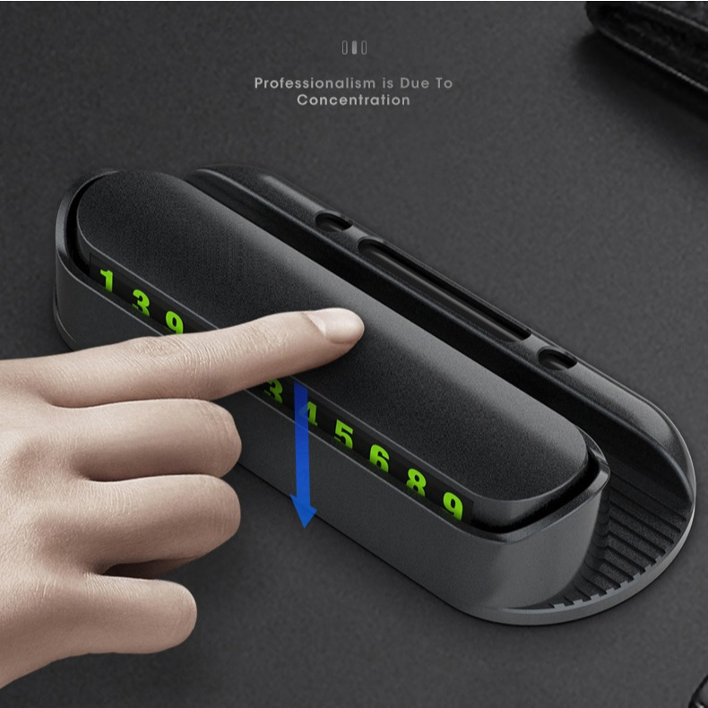 Bảng ghi số điện thoại trên ô tô, 3 in 1 kèm giá đỡ điện thoại và sáp thơm mini