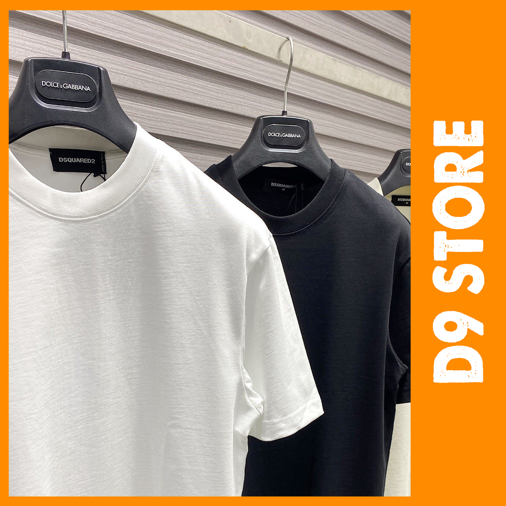 Áo Thun Nam DSQ2 Trơn Cotton Cao Cấp | D9 STORE