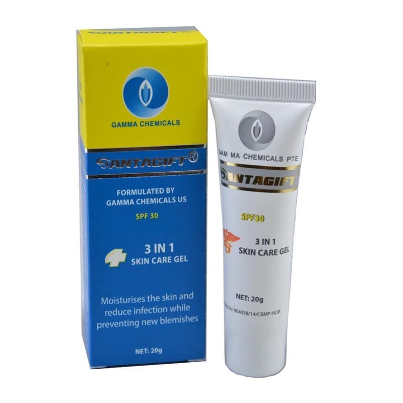 Kem giảm mụn mờ thâm SANTAGIFT 20g