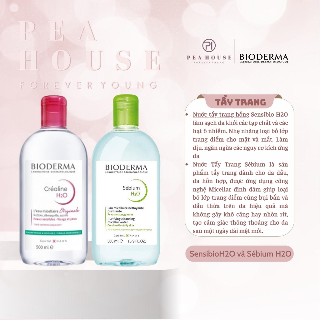 Tẩy trang Bioderma