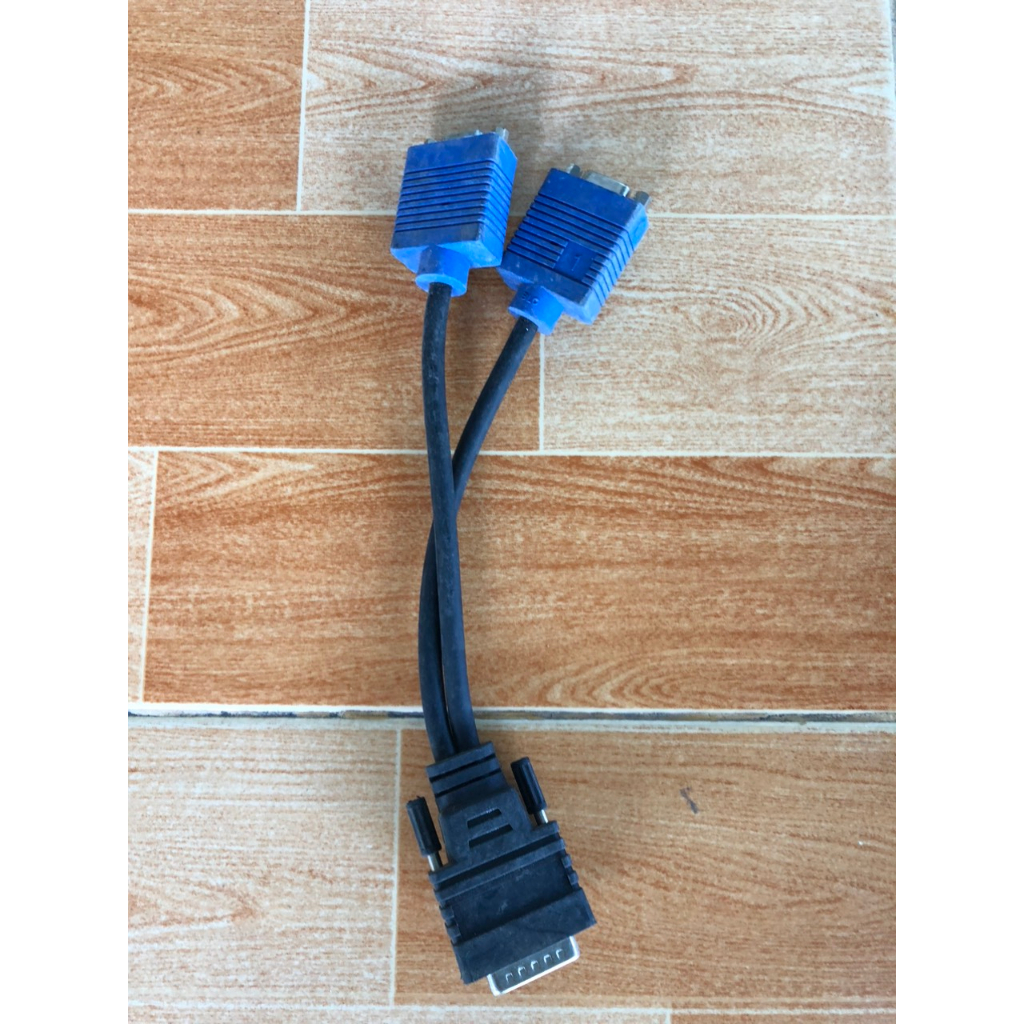 Cáp chuyển đồi DMS- 59 pin sang 2 cổng VGA độ phân giải cao cho màn hình vi tính