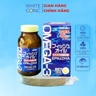 Viên uống dầu cá Omega 3 bổ mắt, bổ não Orihiro Nhật Bản 180 viên