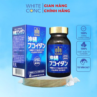 Viên uống tảo Fucoidan Okinawa xanh Nhật Bản hỗ trợ ung thư 180 viên