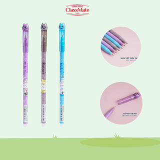 Bút gel xóa được classmate ngòi 0.5mm, nét bút trơn, đậm và đều mực cl-gp213
