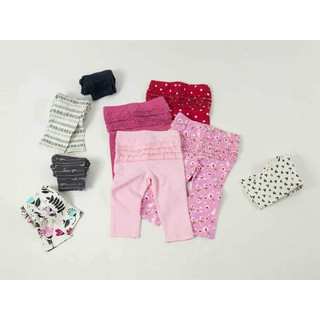 Set 10 quần chục dài legging cotton cho bé trai bé gái