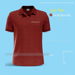 Logo Thêu - Áo Thun Đồng Phục Ngân hàng - Thêu theo yêu cầu