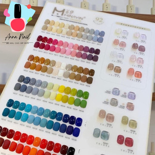 Sét sơn gel 92 màu, nước sơn siêu đẹp bền màu" tặng bảng+ base top