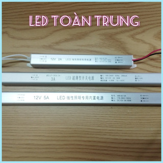 Combo 10 nguồn đèn led, nguồn đũa 12v 2a, 12v3a, 12v5a dùng cho led nội thất