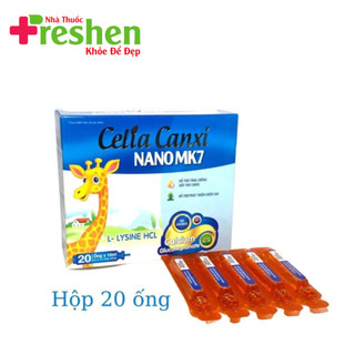 Celia Canxi Nano Mk7 phát triển chiều cao, kích thích ăn ngon, cho xương chắc khoẻ chống còi xương, loãng xương