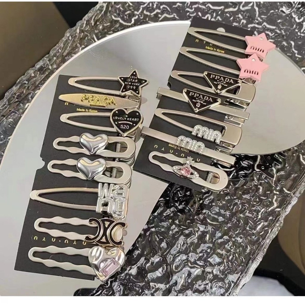 Set 7 Kẹp Wa.ng đính đá siêu sang