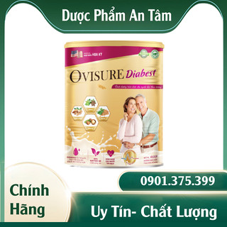 Sữa hạt tiểu đường ovisure diabest chính hãng - hộp 650g