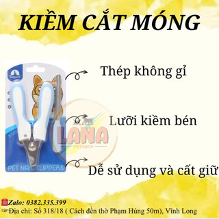 Kiềm cắt móng thẳng cho chó mèo tại nhà