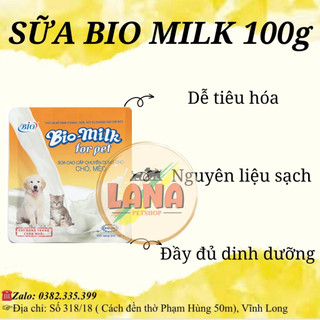 Sữa bột dành cho chó mèo Bio Milk For Pet 100g