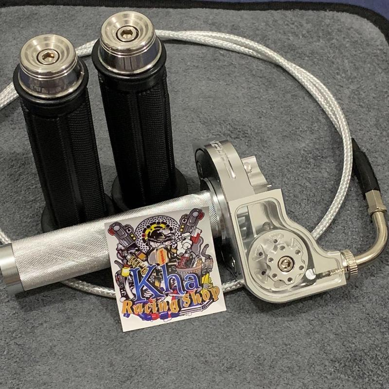 Cùm ga trong suốt Acerbis CNC tăng tốc cho vario, sirius,wave,ex,winner,sonic,satria,sh,vario,dream,dio,cub,raider,gsx