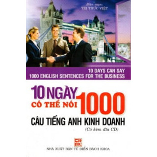 Sách vanlangbooks - 10 ngày có thể nói 1000 câu tiếng anh kinh doanh