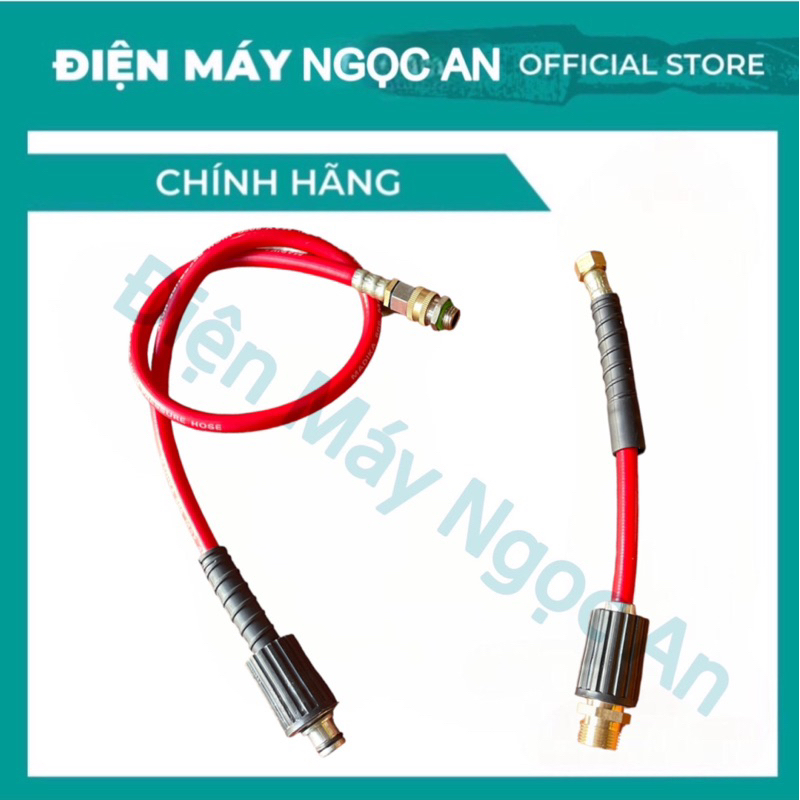 Bộ Dây Dẫn Nước Từ Máy Rửa Xe Ren 22mm Vào RuLo Quấn Dây Rửa Xe