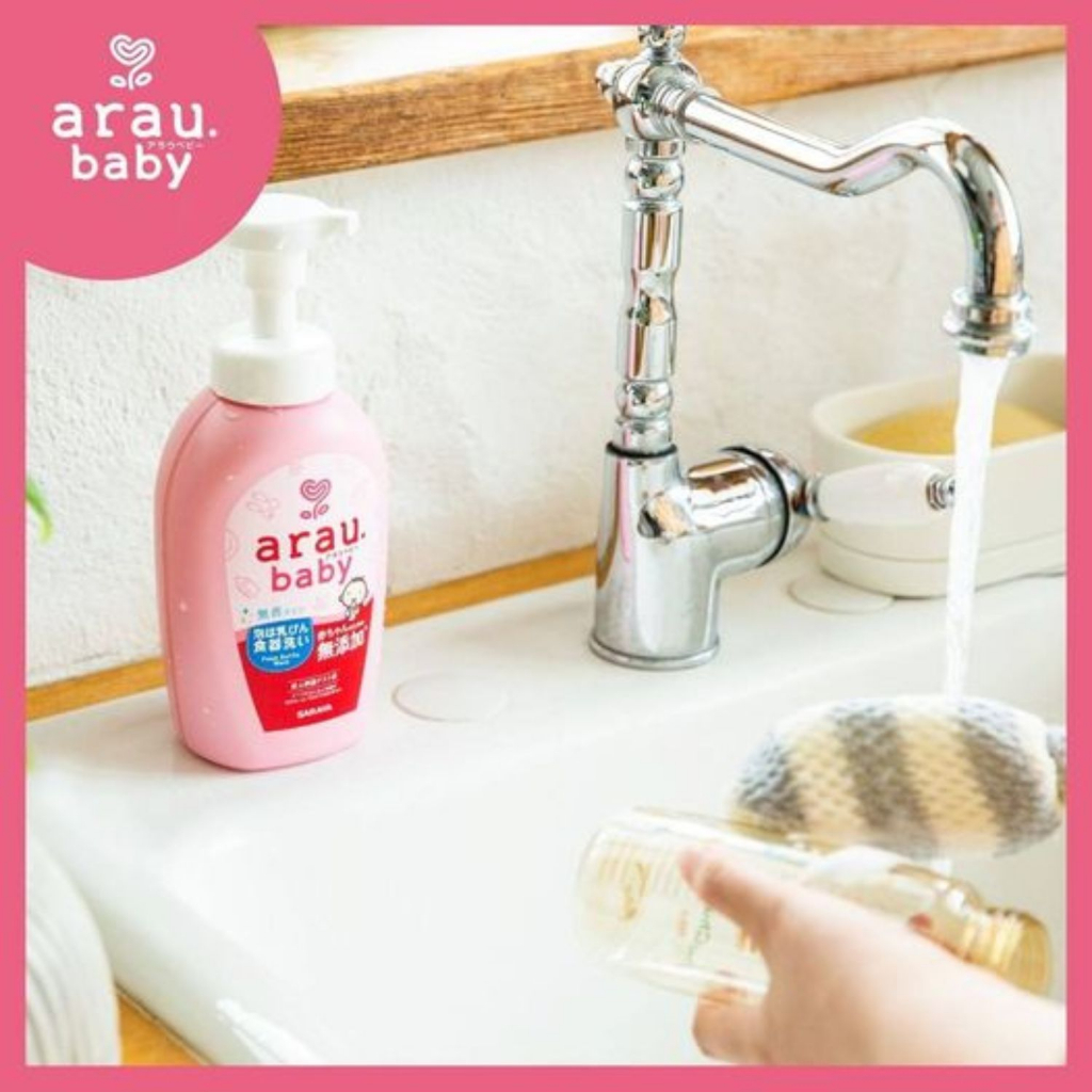 Nước rửa bình Arau Baby 500ml - Hachi Hachi Japan Shop