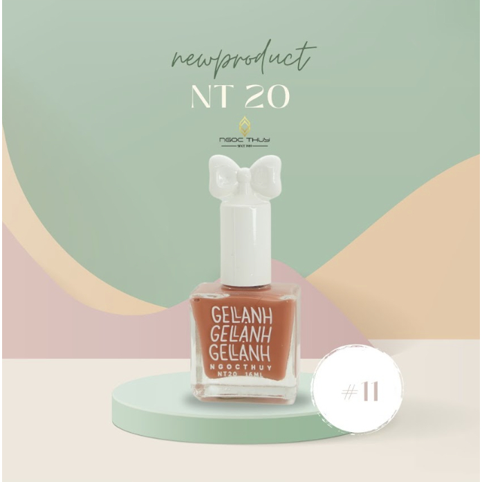 Sơn Móng Tay Gel Lạnh Không Hơ Máy Ngọc Thủy Nail Mã NT20 | 1 - 20
