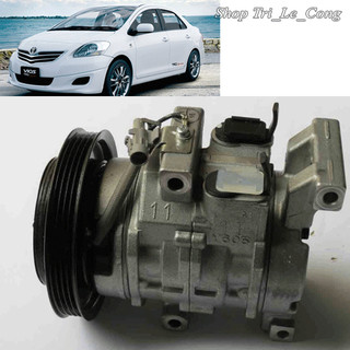 Block mới cục máy nén điều hòa giàn nóng hàng bãi lốc lạnh vios đời 2008-2012 xe hơi ô tô toyota 2009 2010 2011