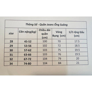 Quần Bò xuông DG đẹp