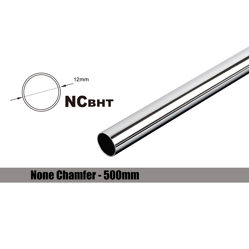 Ống nước Bitspower None Chamfer Brass Hard Tubing OD12MM Shining Silver – Length 500 MM  - Khả Hân PC HCM