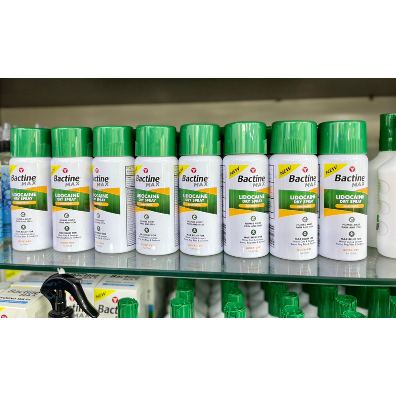 Bactine Max Dry Spray Xịt Giảm Đau & Khô Vết Thương - NEW